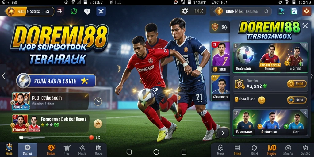 Screenshot DOREMI88 menampilkan pengalaman taruhan olahraga yang menarik.