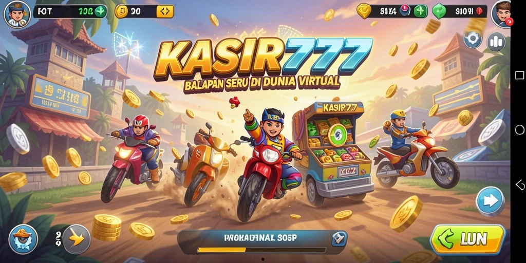 Gameplay balap mendebarkan di KASIR777 dengan mobil berkualitas.