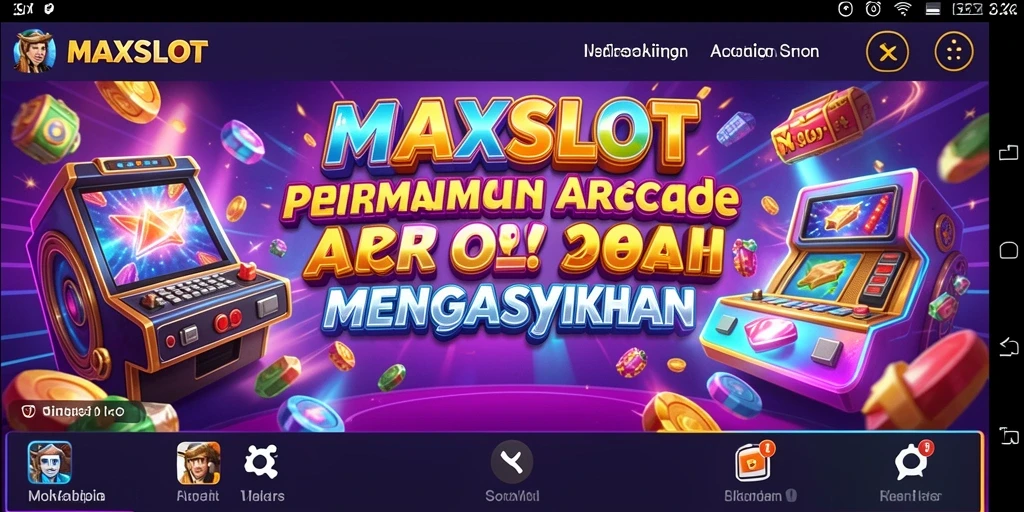 Tampilan screenshot gameplay MAXSLOT menampilkan aksi seru dalam permainan Arcade.