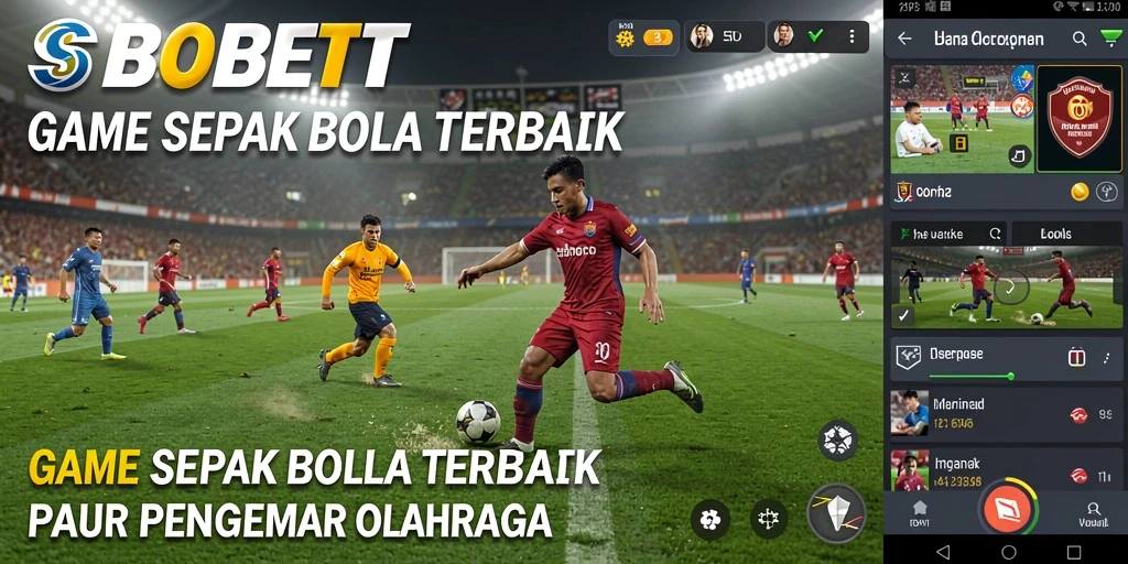 Screenshot SBOBET menampilkan pengguna yang menikmati taruhan sepak bola secara langsung.