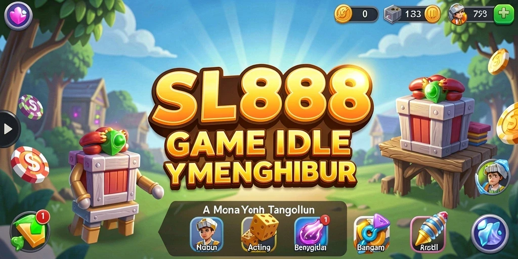Screenshot dari gameplay SL888 yang menampilkan elemen Idle yang menarik.