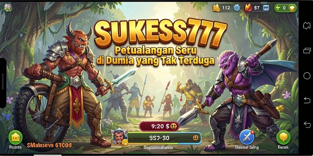 Gameplay seru dan penuh aksi dalam SUKSES777.