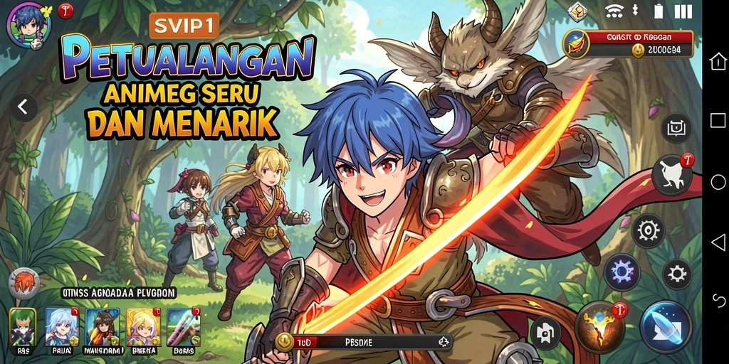 Tampilan gameplay <strong>SVIP1</strong> yang penuh warna dan menarik.