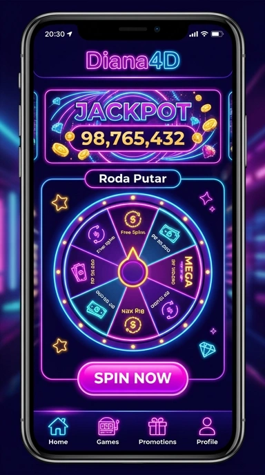 Tampilan aplikasi diana4d yang menarik.